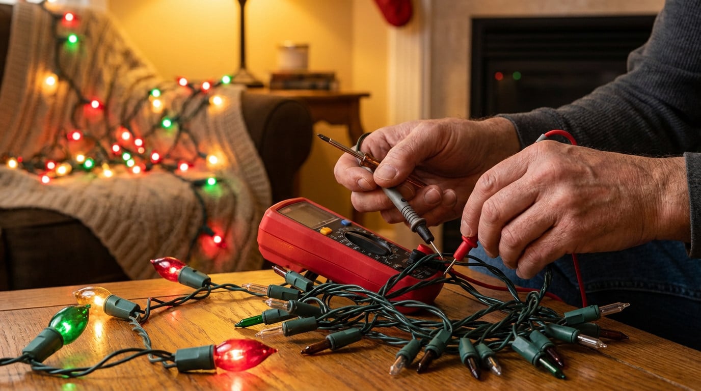 troubleshooting tangled christmas lights