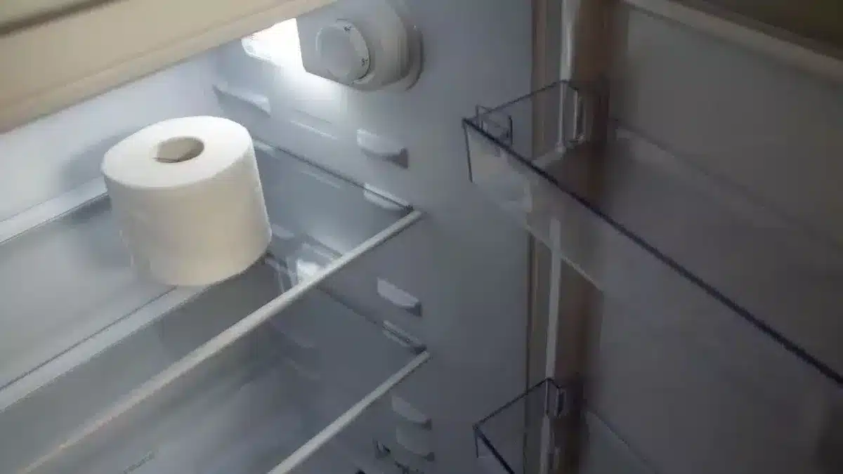 He Puts Toilet Paper in the Fridge to Save Money, and the Result Is Incredible